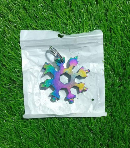 18-in-1-stainless-steel-snowflake-wrench-multipurpose-wrench‏