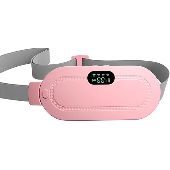 Rechargeable and Portable Heating & Massage Belt for Menstrual Cramps, Back & Waist Pain