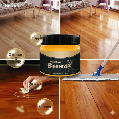 Natural Beeswax Wood Polish – For Doors, Furniture & Wooden Surfaces