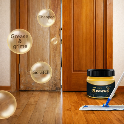 Natural Beeswax Wood Polish – For Doors, Furniture & Wooden Surfaces