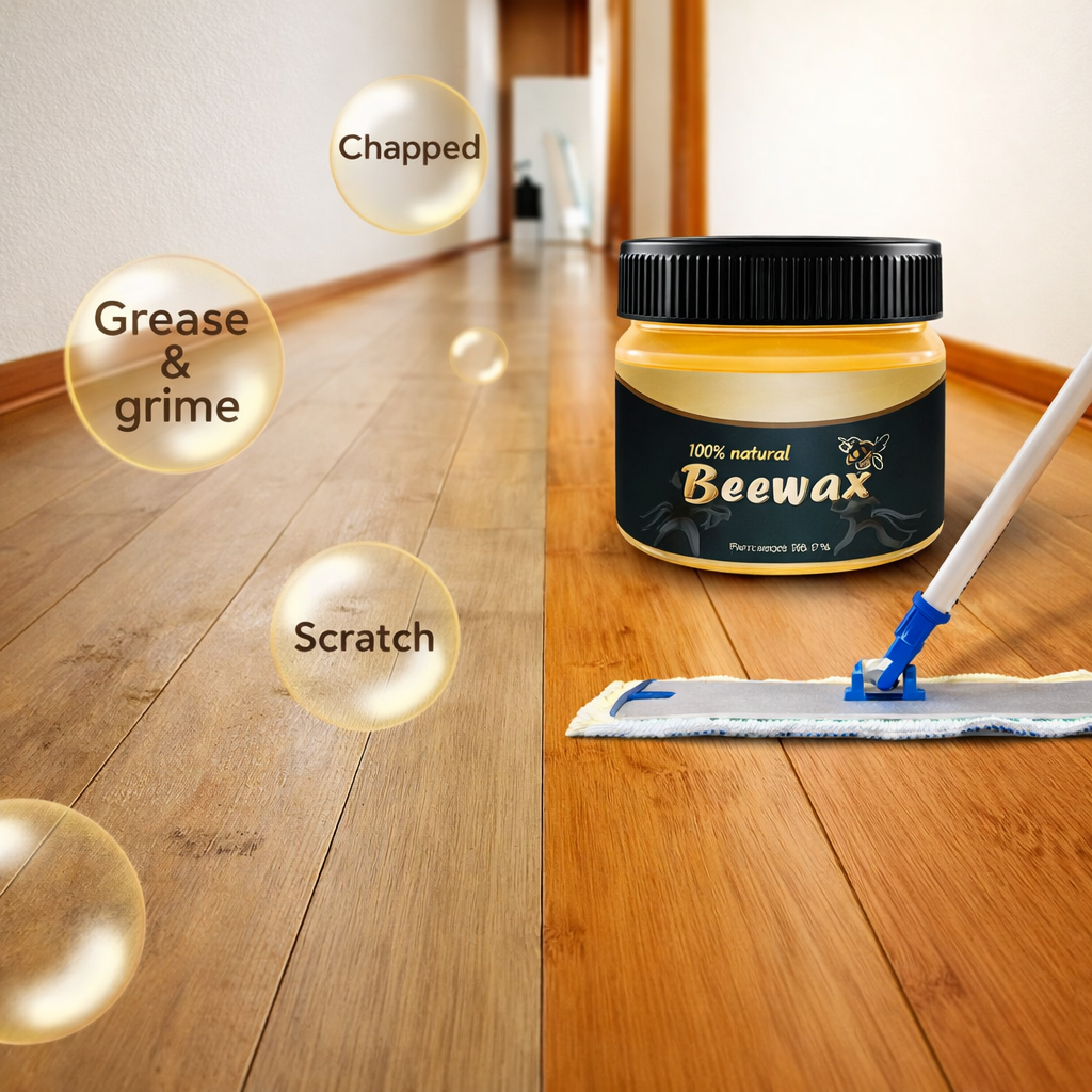 Natural Beeswax Wood Polish – For Doors, Furniture & Wooden Surfaces