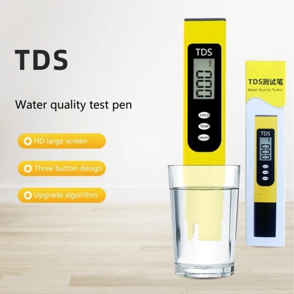 Digital TDS Water Quality Tester | Portable Handheld Meter | Easy Reading Display